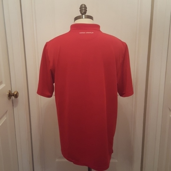 Under Amour Men's GolfPolo Shirt XL Loose EUC B7 - Picture 2 of 7